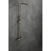 Saniclear Antique opbouw regendouche z. handdouche z. doucheslang verouderd messing
