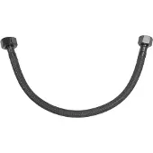 Best design Moya flexibele aansluitslang 35cm 1/2" x 3/8" gunmetal