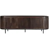 LivingFurn Noor tv-meubel 170cm donkerbruin