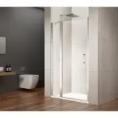 Gelco Loro douchedeur 120x200cm met vast deel chroom