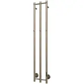 TVS Design Plus 3 elektrische radiator 150x28cm goud geborsteld
