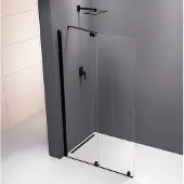 Sapho Modular douchewand 160x200cm antikalk zwart