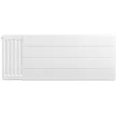 Eastbrook plaat voor paneelradiator met streep 100x40cm wit glans