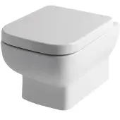 Eastbrook Bijou hangend randloos toilet wit glans