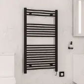 Eastbrook Biava elektrische handdoekradiator 60x110cm 500W zwart mat
