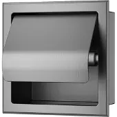 Mueller Mokri inbouw toiletrolhouder met klep gunmetal