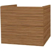 SaniGoods Maisy onderkast met ribbelfront 60cm walnoot