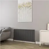 Eastbrook Kingswood paneelradiator 120x60cm 1277W antraciet mat