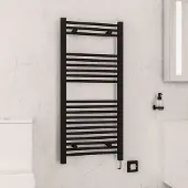 Eastbrook Biava elektrische handdoekradiator 50x110cm 400W zwart mat