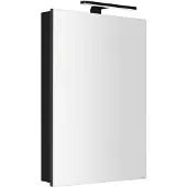 Sapho Greta spiegelkast met LED-verlichting 50x70cm zwart mat