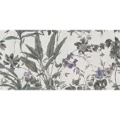 Jabo Borneo White wandtegel bloem 60x120cm gerectificeerd