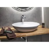 Sapho Thin waskom solid surface 60x40cm wit