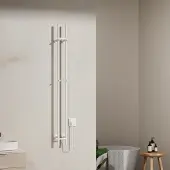 SaniGoods Lilia elektrische staafradiator dubbel 150cm wit glans 120W