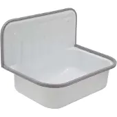 Best design Suula uitstortgootsteen 50x33cm wit