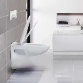 SaniGoods Will hangend toilet met softclose sluiting wit