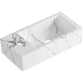 Best design Allure fontein links 36x18x9cm wit marmer