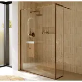 Riho Define inloopdouche l-vorm 140x40x200cm koper mat