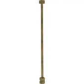 Plieger Roma aansluitstang 40cm messing geborsteld