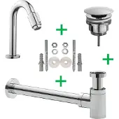 Mueller Round fonteinkraanset chroom