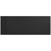 Eastbrook plaat voor paneelradiator 160x60cm zwart mat