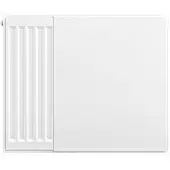 Eastbrook plaat voor paneelradiator 60x50cm wit glans