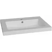 Lambini Designs Varese wastafel keramiek 60cm met kraangat wit glans