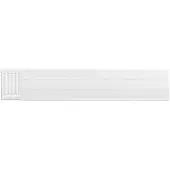 Eastbrook plaat voor paneelradiator met streep 160x30cm wit glans