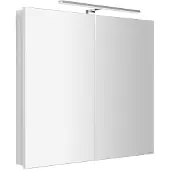 Sapho Greta spiegelkast met LED-verlichting 81x70cm wit mat