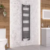 Eastbrook Wendover handdoekradiator 40x160cm 632W antraciet mat