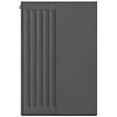 Eastbrook plaat voor paneelradiator 40x60cm antraciet