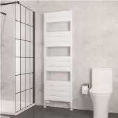 Eastbrook Kingswood handdoekradiator 60x180cm 1106W wit mat
