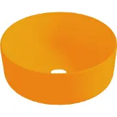 Best design Luzz waskom 40cm keramiek oranje mat