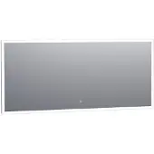 Brauer Jade rechthoekige spiegel met verlichting 160x70cm