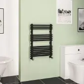 Eastbrook Imperia 2 koloms handdoekradiator 60x85cm 772W zwart mat