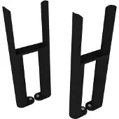 Eastbrook Imperia voetsteuntjes voor 3 koloms radiator zwart mat