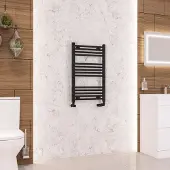 Eastbrook Wendover handdoekradiator 50x80cm 394W zwart mat