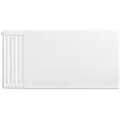 Eastbrook plaat voor paneelradiator 100x50cm wit glans