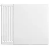 Eastbrook plaat voor paneelradiator 70x60cm wit glans