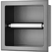 Mueller Mokri inbouw toiletrolhouder zonder klep gunmetal