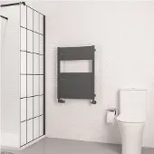 Eastbrook Kingswood handdoekradiator 60x80cm 526W antraciet mat
