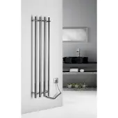 Sapho Papinado elektrische handdoekradiator 26.3x120cm chroom 85W