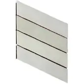 Terre d'Azur Granada wandtegel 6,4x27,5cm rechts grijs
