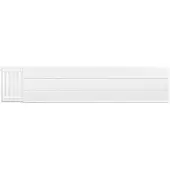 Eastbrook plaat voor paneelradiator met streep 140x30cm wit glans