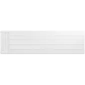 Eastbrook plaat voor paneelradiator met streep 180x50cm wit glans
