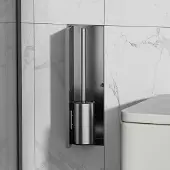 Saniclear Hide inbouw toiletborstel RVS