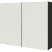 Aquazuro Spiegelkast Napoli 90cm Mat Zwart