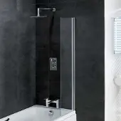 Eastbrook Guard badwand 30x140cm chroom