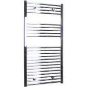 Sanicare design handdoekradiator 60x120cm midden aansluiting chroom