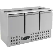 CombiSteel Saladette Combisteel, 3 deuren, 3x1/1GN, 137(b)x87(h)x70(d), 230V/340W