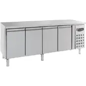 CombiSteel Koelwerkbank Combisteel, RVS, 4 deurs, 4x1/1GN, 223(b)x85(h)x70(d),230V/340W